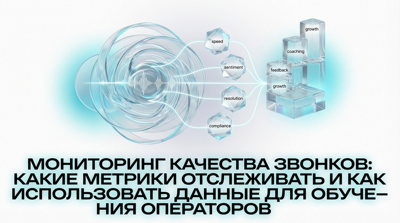 Мониторинг качества звонков: какие метрики отслеживать и как использовать данные для обучения операторов