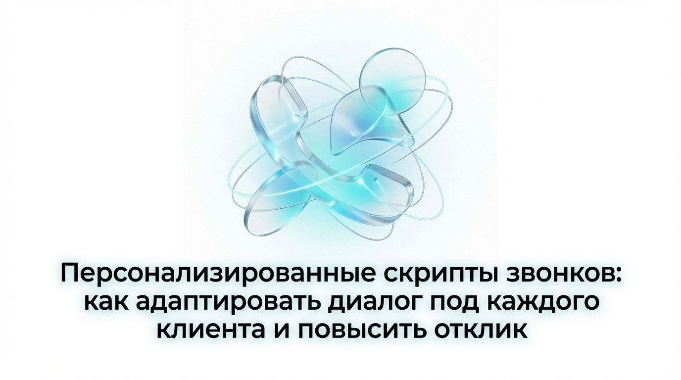 Персонализированные скрипты звонков: как адаптировать диалог под каждого клиента и повысить отклик