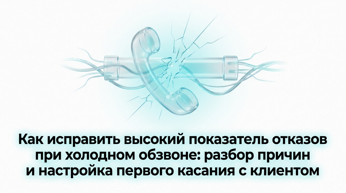 Как исправить высокий показатель отказов при холодном обзвоне: разбор причин и настройка первого касания