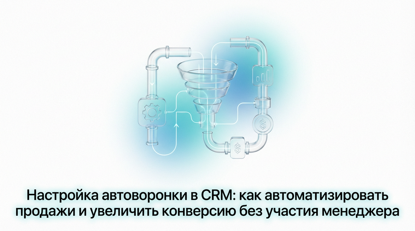Настройка автоворонки в CRM: как автоматизировать продажи и увеличить конверсию без участия менеджера