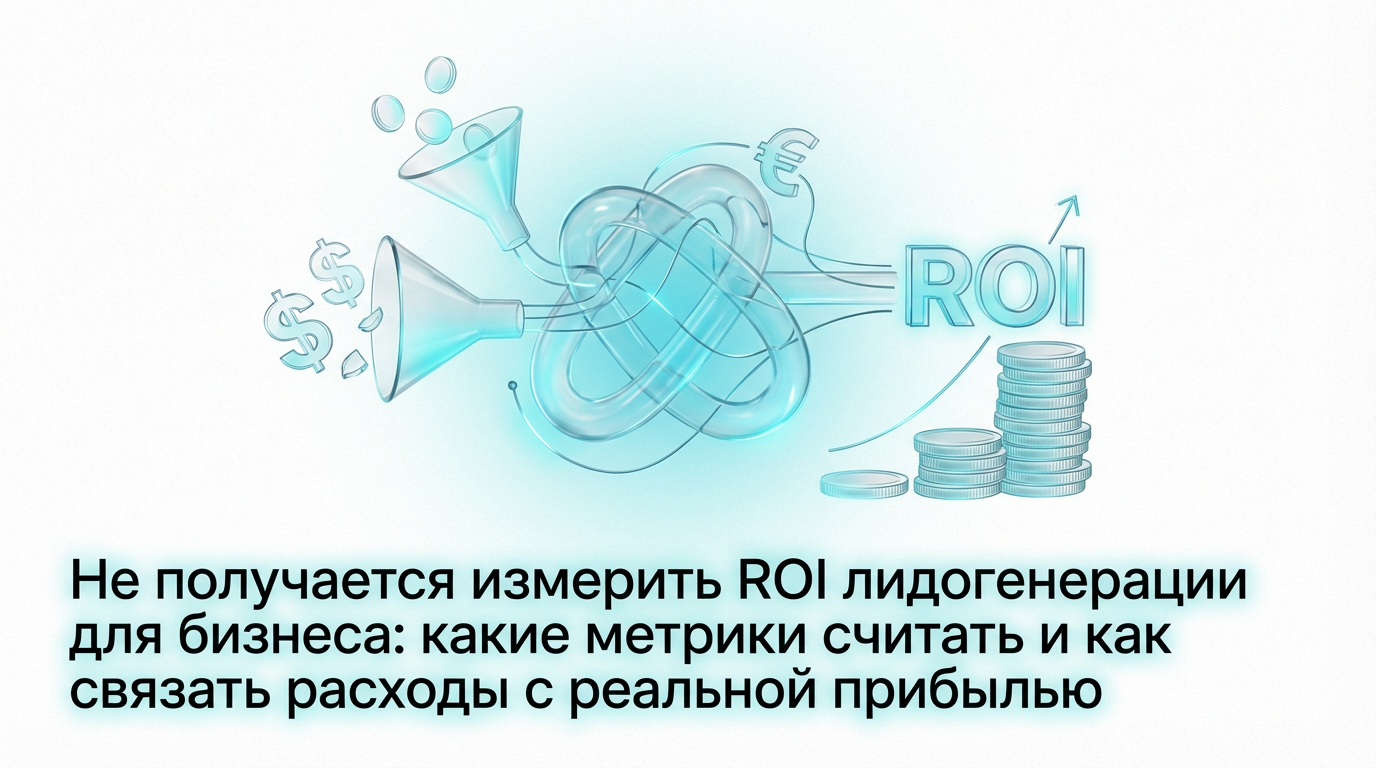 Не получается измерить ROI лидогенерации для бизнеса: какие метрики считать и как связать расходы с реальной прибылью