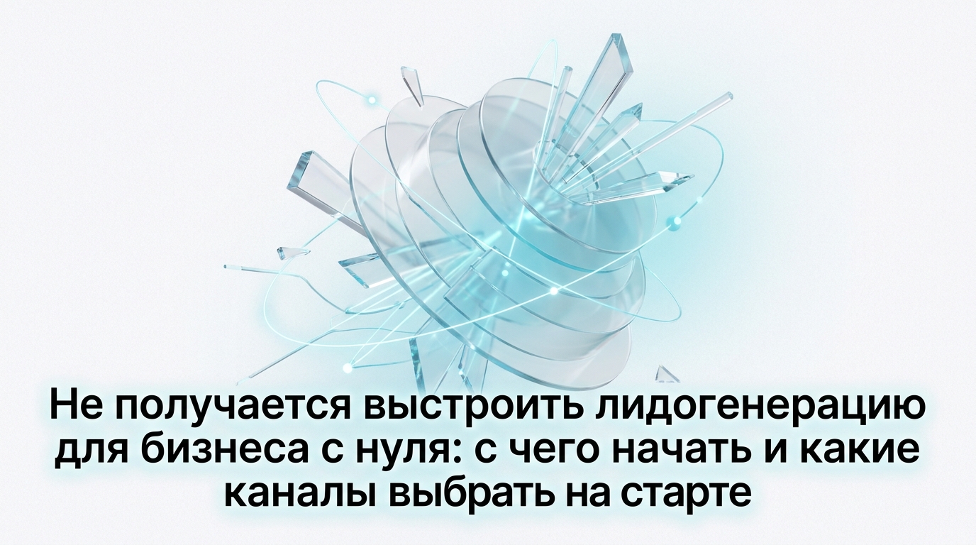 Лидогенерация для бизнеса с нуля: куда смотреть в 2026 году и что изменилось