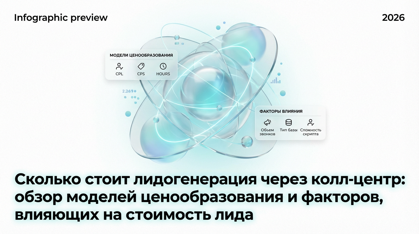 Сколько стоит лидогенерация через колл-центр: обзор моделей ценообразования и факторов, влияющих на стоимость лида