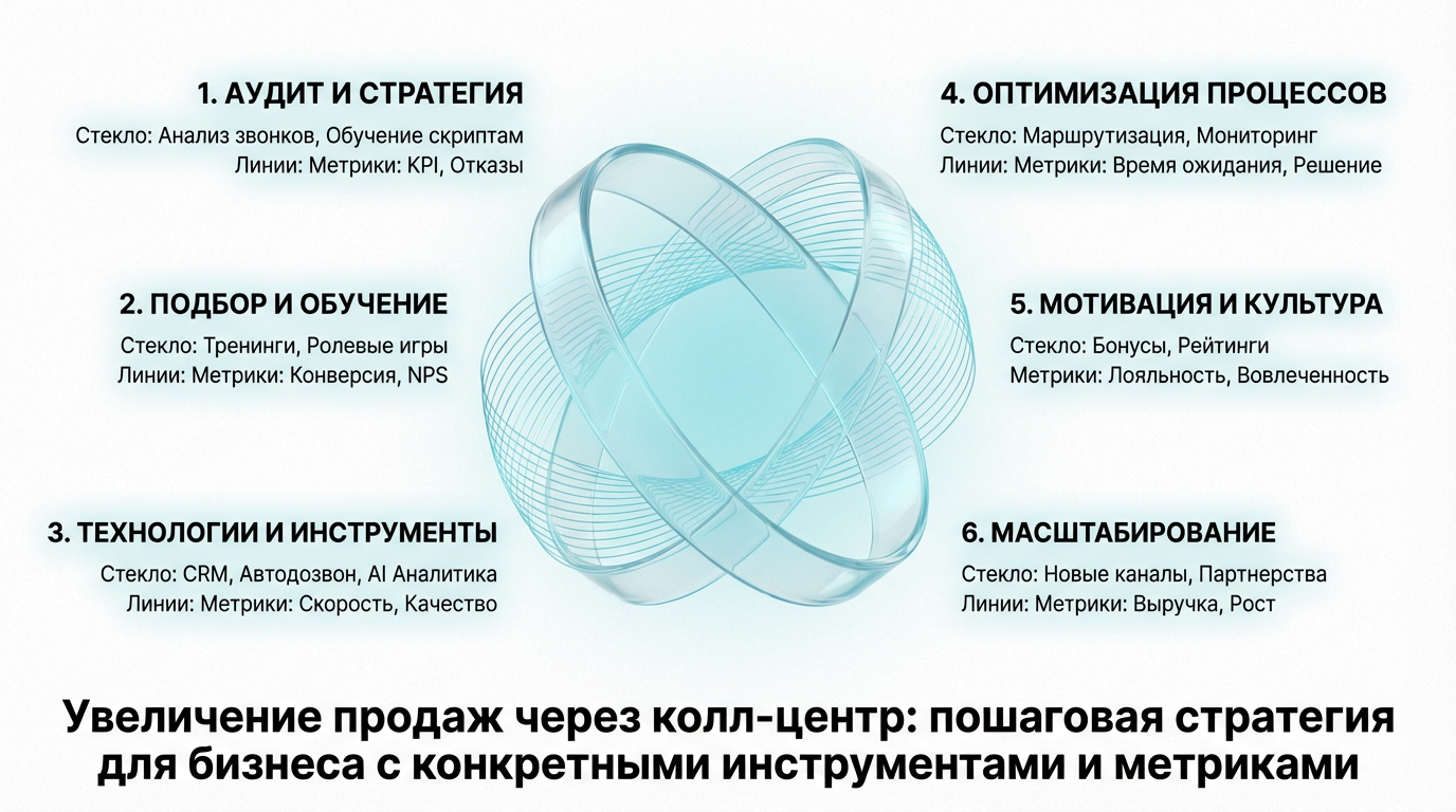 Увеличение продаж через колл-центр: пошаговая стратегия с конкретными инструментами и метриками
